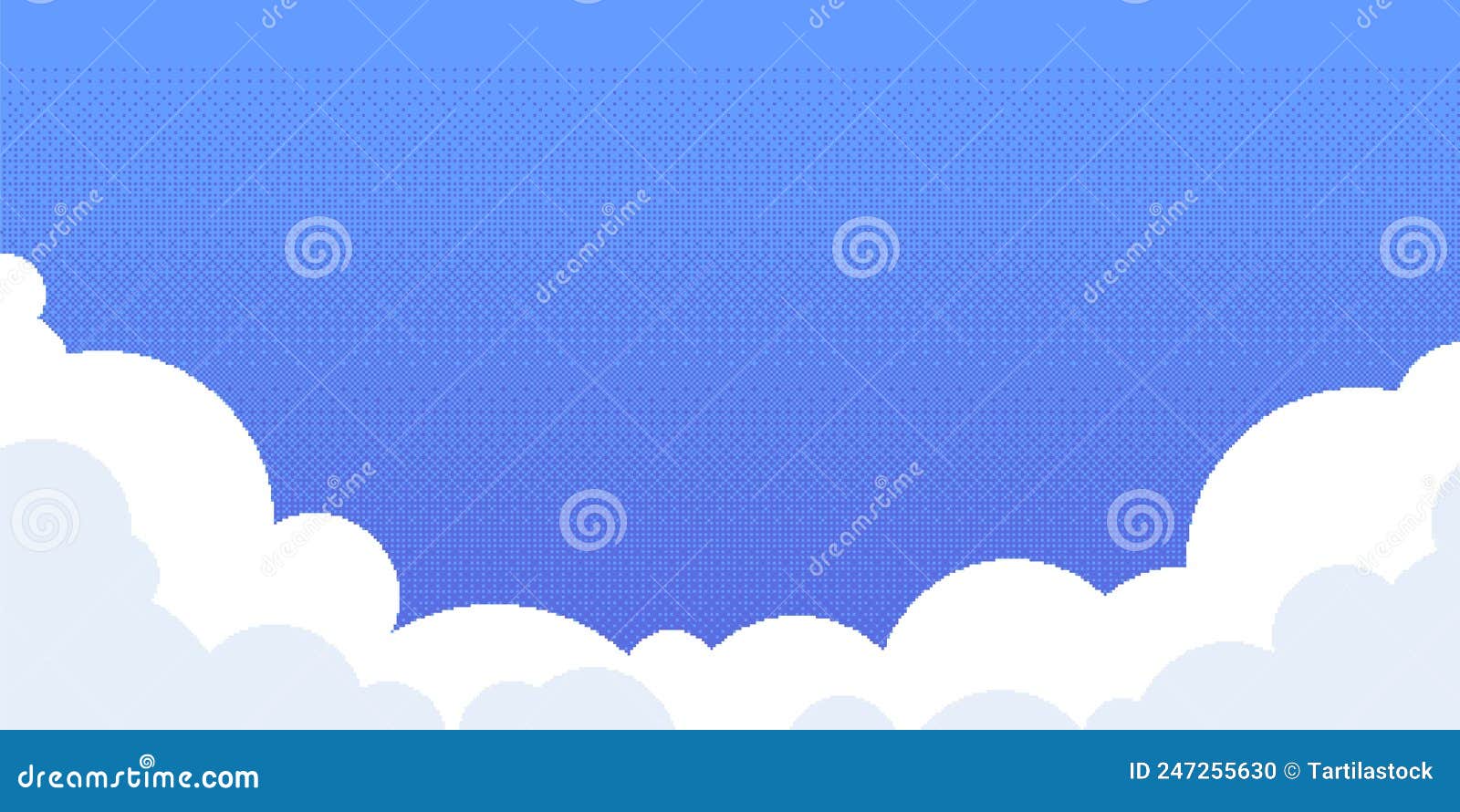 Jogo nuvem ativo. Retro 8 bit vídeo game fundo com nuvens de desenhos  animados, céu azul céu jogo arte. Coleção de elementos da IU vetorial  imagem vetorial de tartila.stock.gmail.com© 567840766