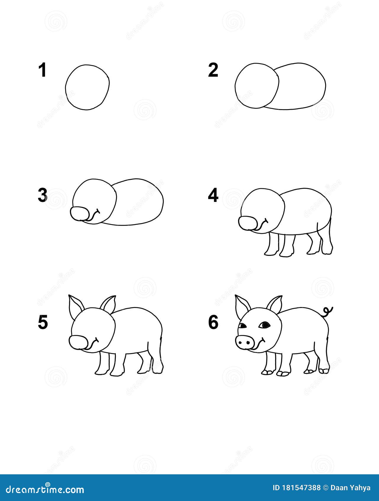 Cómo Dibujar Un Cerdo Paso a Paso Ilustración De Dibujos Animados Con Fondo Blanco Stock de ilustración - Ilustración de drenaje, tenencia: 181547388 Cómo Dibujar Un Cerdo Paso a Paso Ilustración De Dibujos Animados Con Fondo Blanco Stock de ilustración - Ilustración de drenaje, tenencia: 181547388