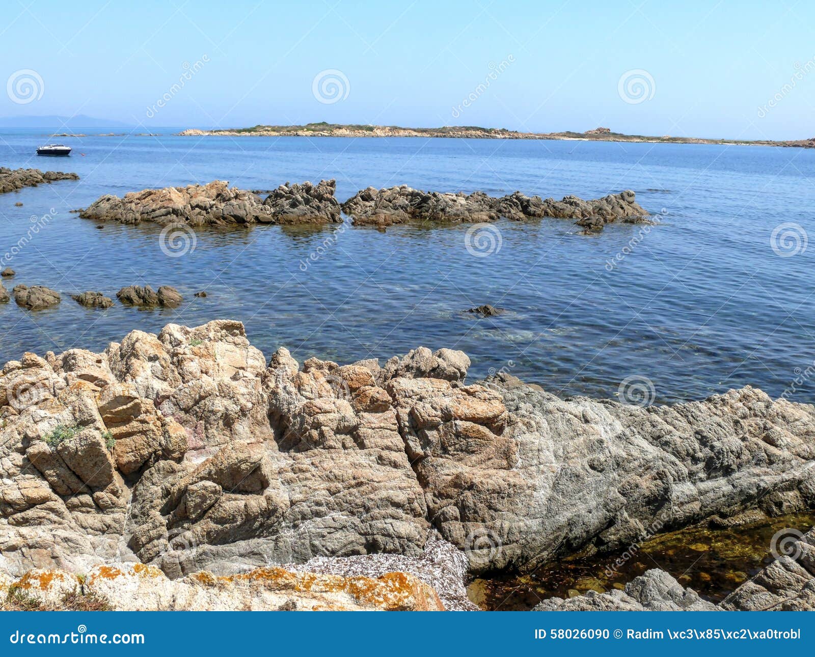 Côte Et Plages De La Sardaigne Du Nord Est Photo Stock