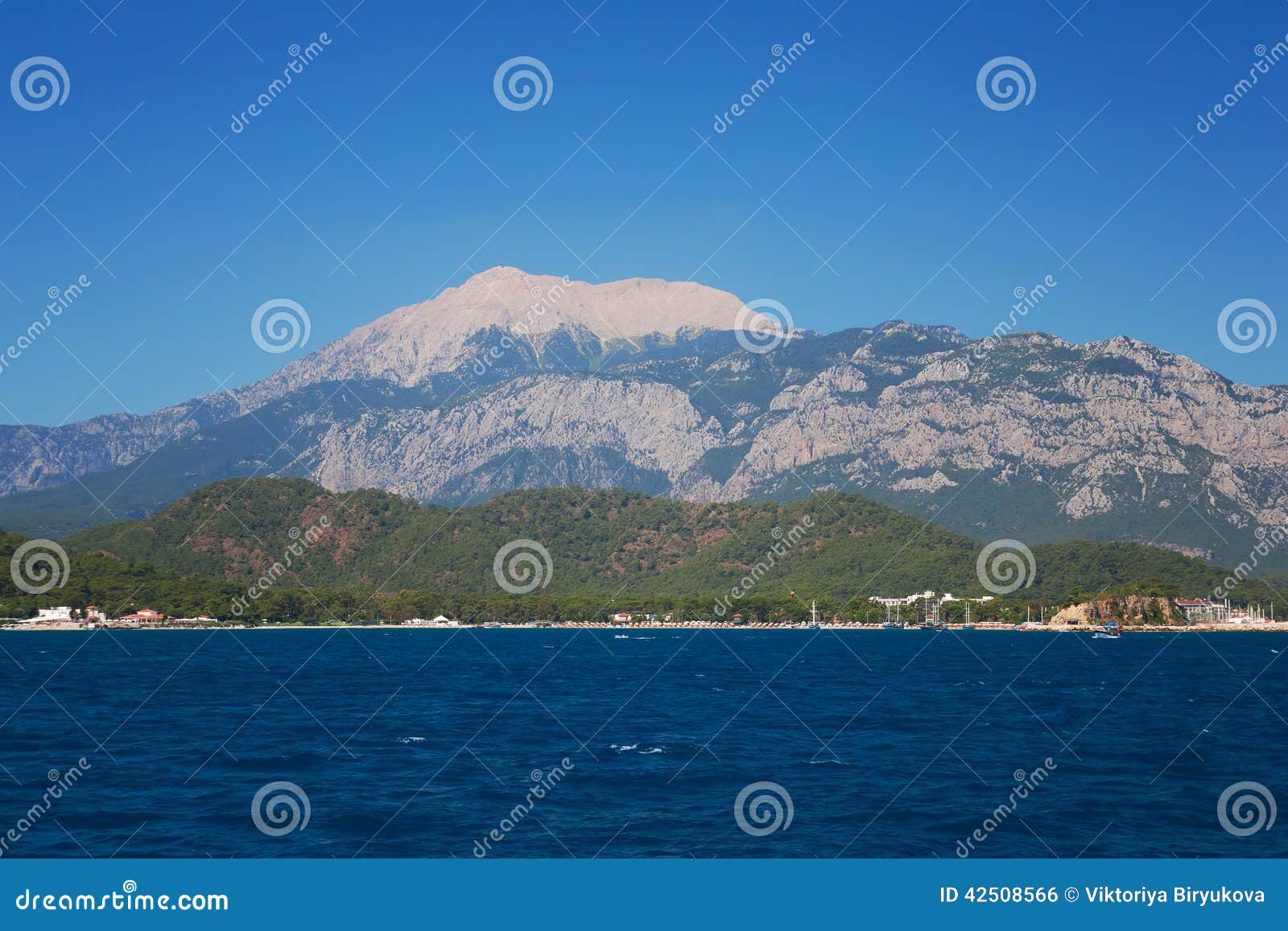 Côte méditerranéenne, Kemer, province d'Antalya, Turquie