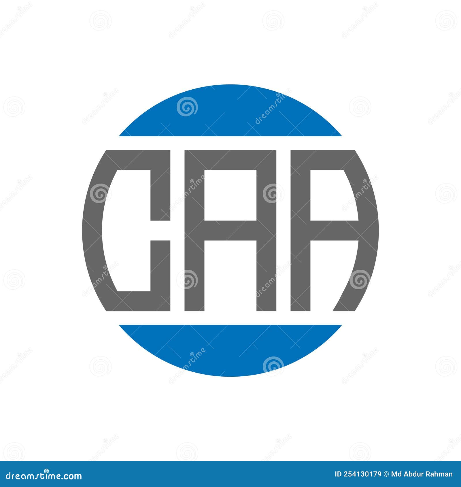 caa letter logo  on white background. caa creative initials circle logo concept.