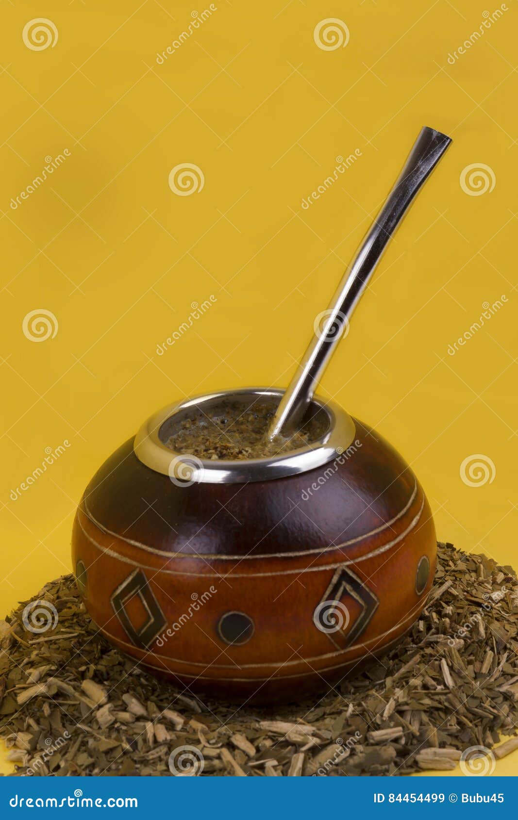 Chávena e palhinha de erva-mate personalizada de parede dupla em aço  inoxidável - Eco Drinkware, image size:1067x1690