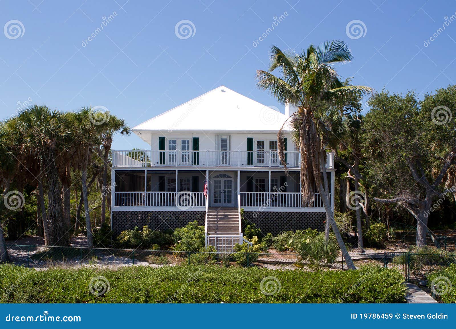 Cabbage Key Home B stock image. Image of roberts, peer 19786459