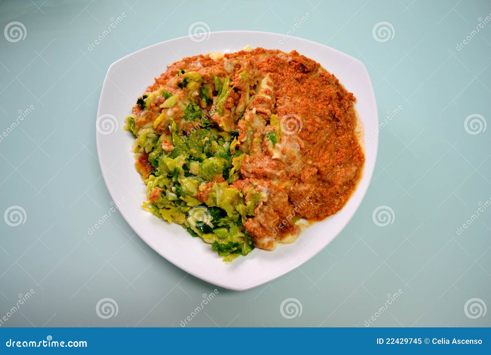 Cabbage and Minced Meat Dish Stock Image Image of brown, cooked 22429745