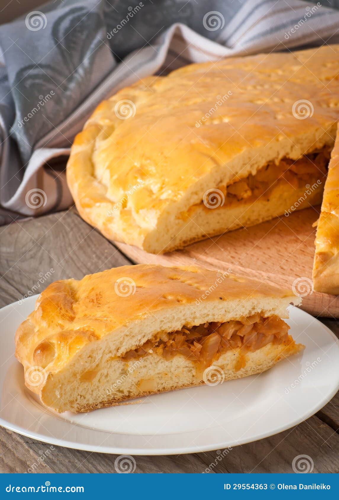 Cabbage pie stock image. Image of meatless, healthy, macro - 29554363