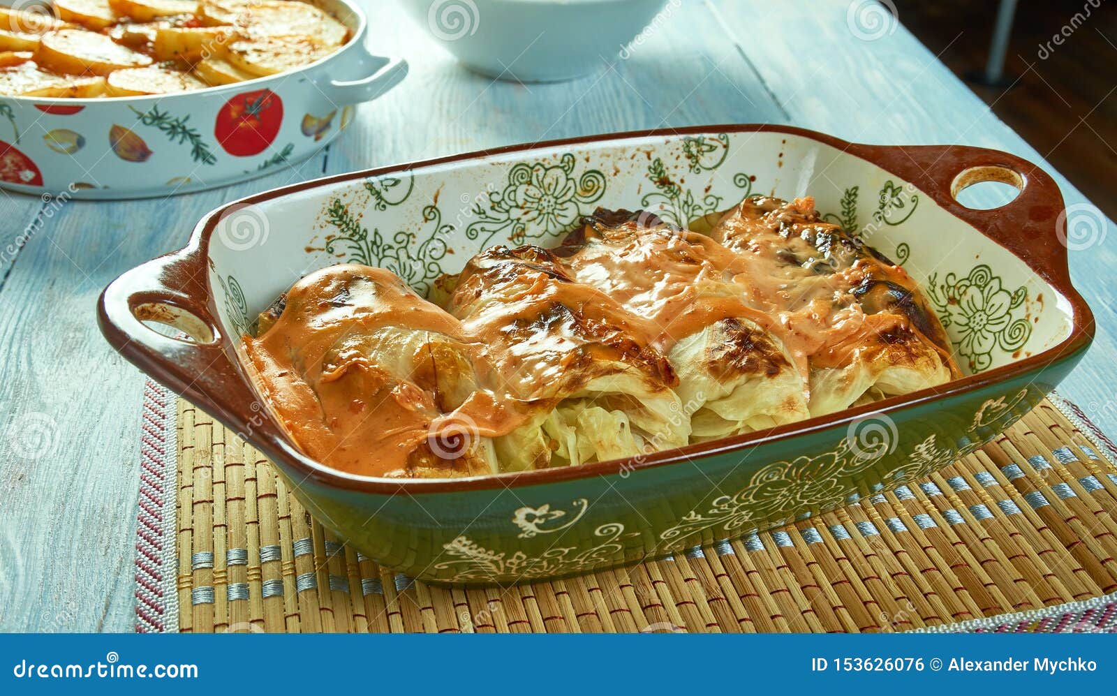 Cabbage Roll Chicken Enchiladas Stock Photo Image of meat, meal