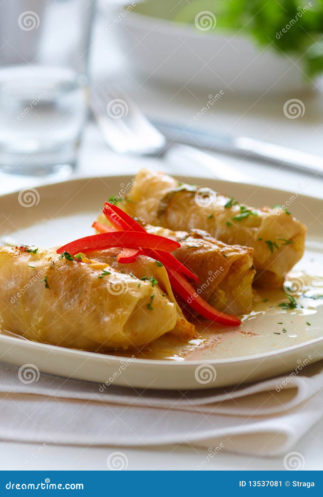 Cabbage rolls stock image. Image of paprika, portion 13537081