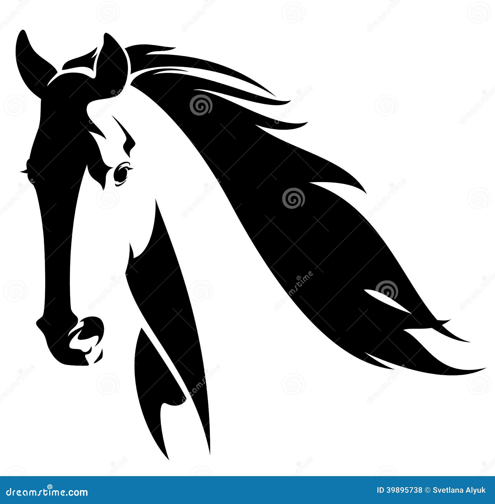 Projeto Do Vetor Da Cara Do En Da Cabeça De Cavalo Ilustração do Vetor - Ilustração de isolado, cavalo: 119949558