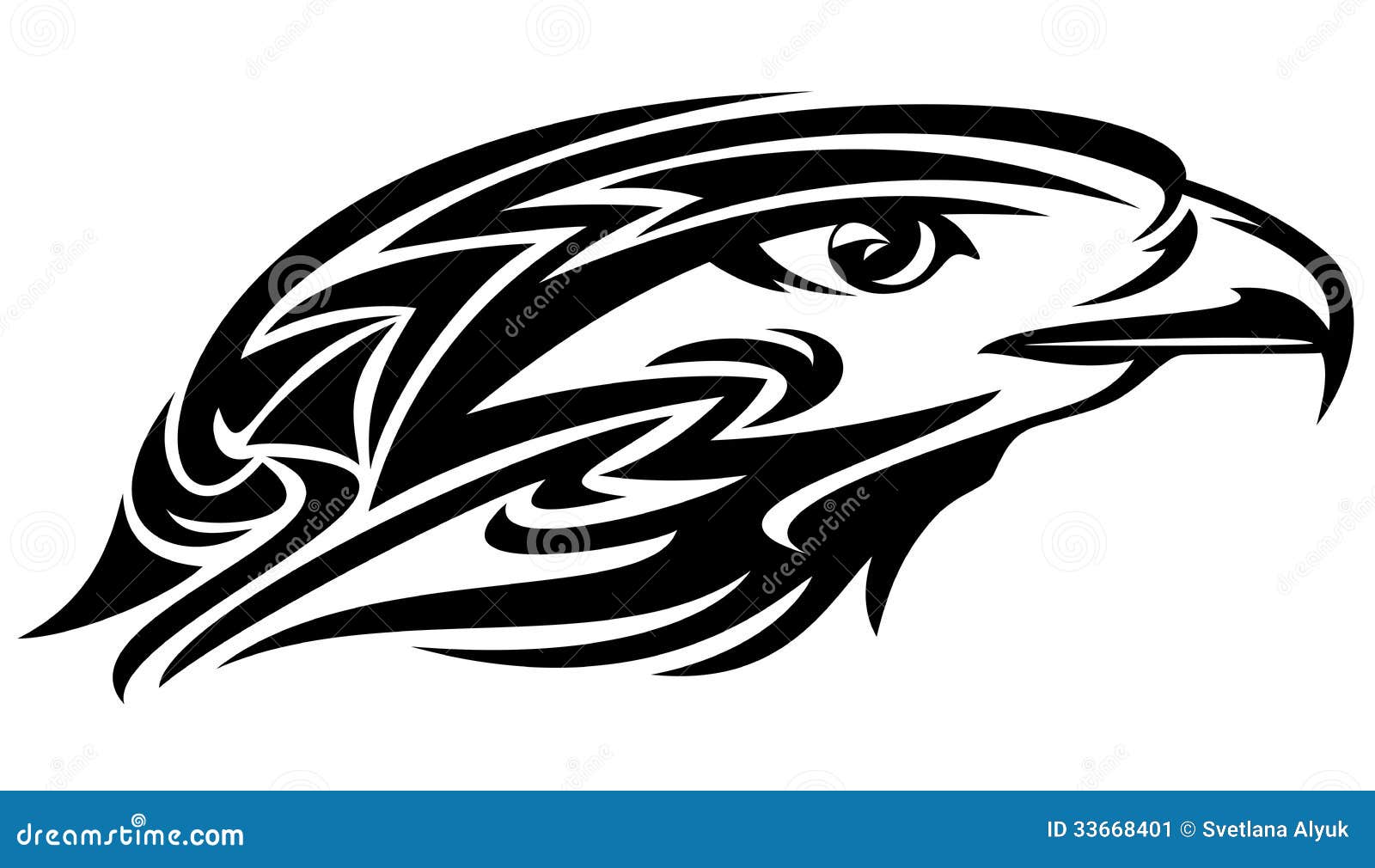 Cabeça de falcão vetorial ilustração do vetor. Ilustração de predador -  33668401, image size:1600x1010