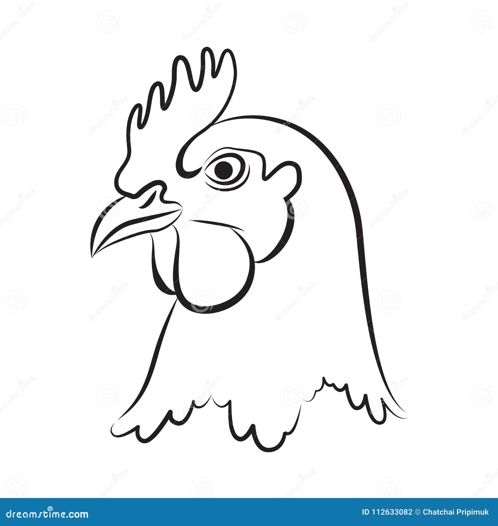 Desenho De Cabeça De Galinha PNG , Frango, Cabeça, Cabeças Imagem PNG e  Vetor Para Download Gratuito