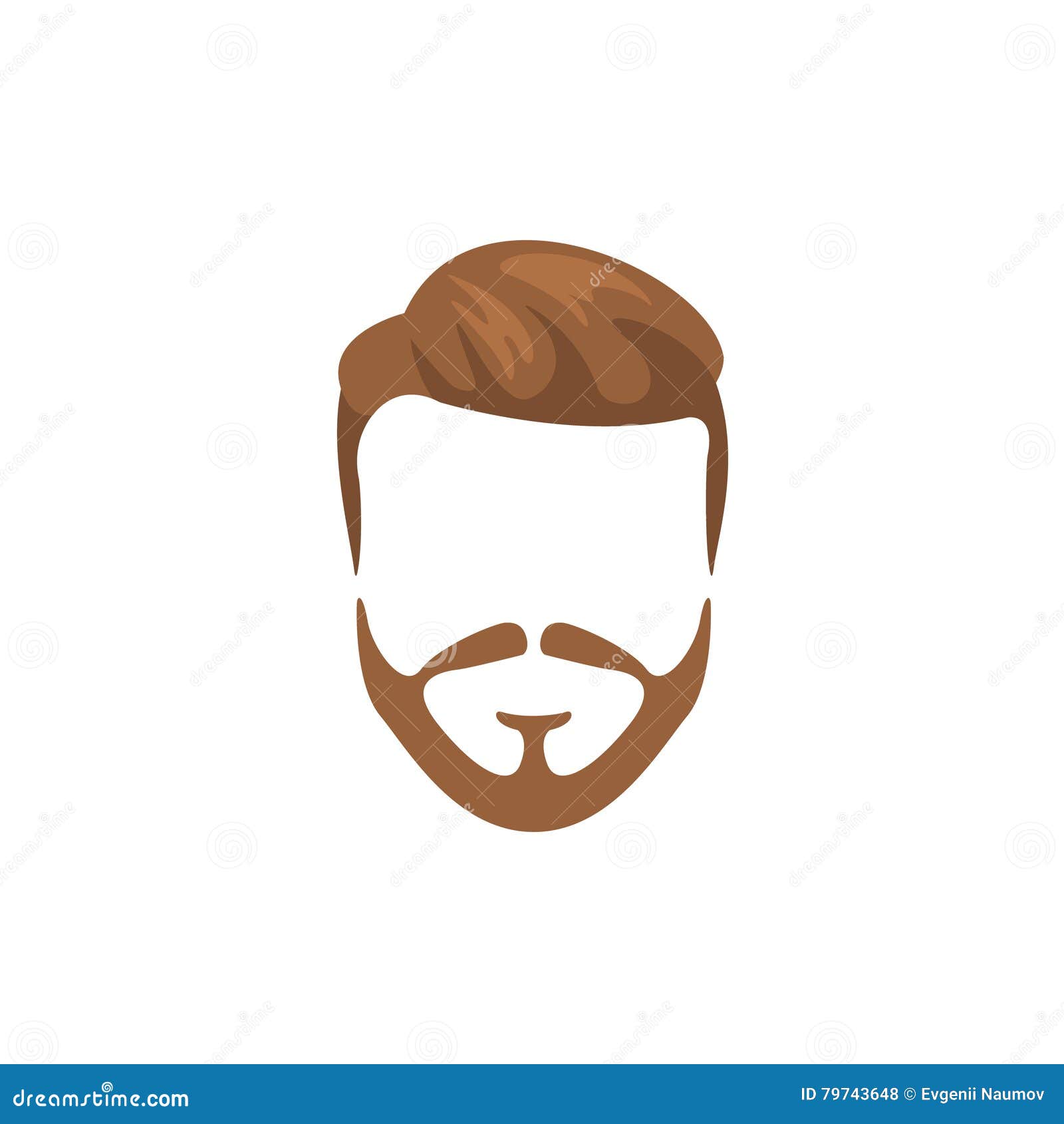 Emoticon Hipster Bonito Com Corte Cabelo Moda Bigodes Emoji