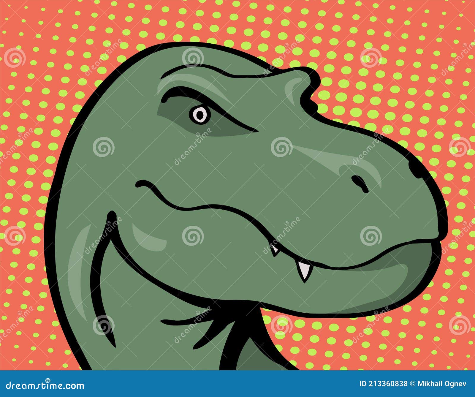 Cabeza De Un Tiranosaurio Terrible Con Ojos Depredadores Y Mandíbula  Ilustración del Vector - Ilustración de hambriento, icono: 213360838