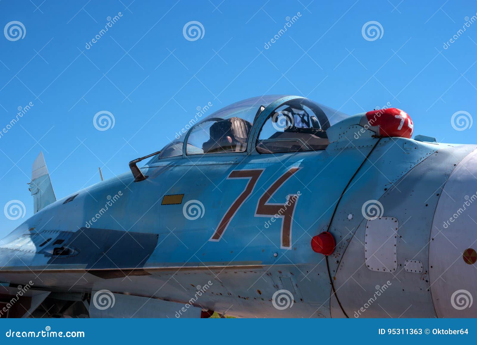 The Cabin Of A Jet Fighter Pilot Of Sukhoi SU27M - For ...