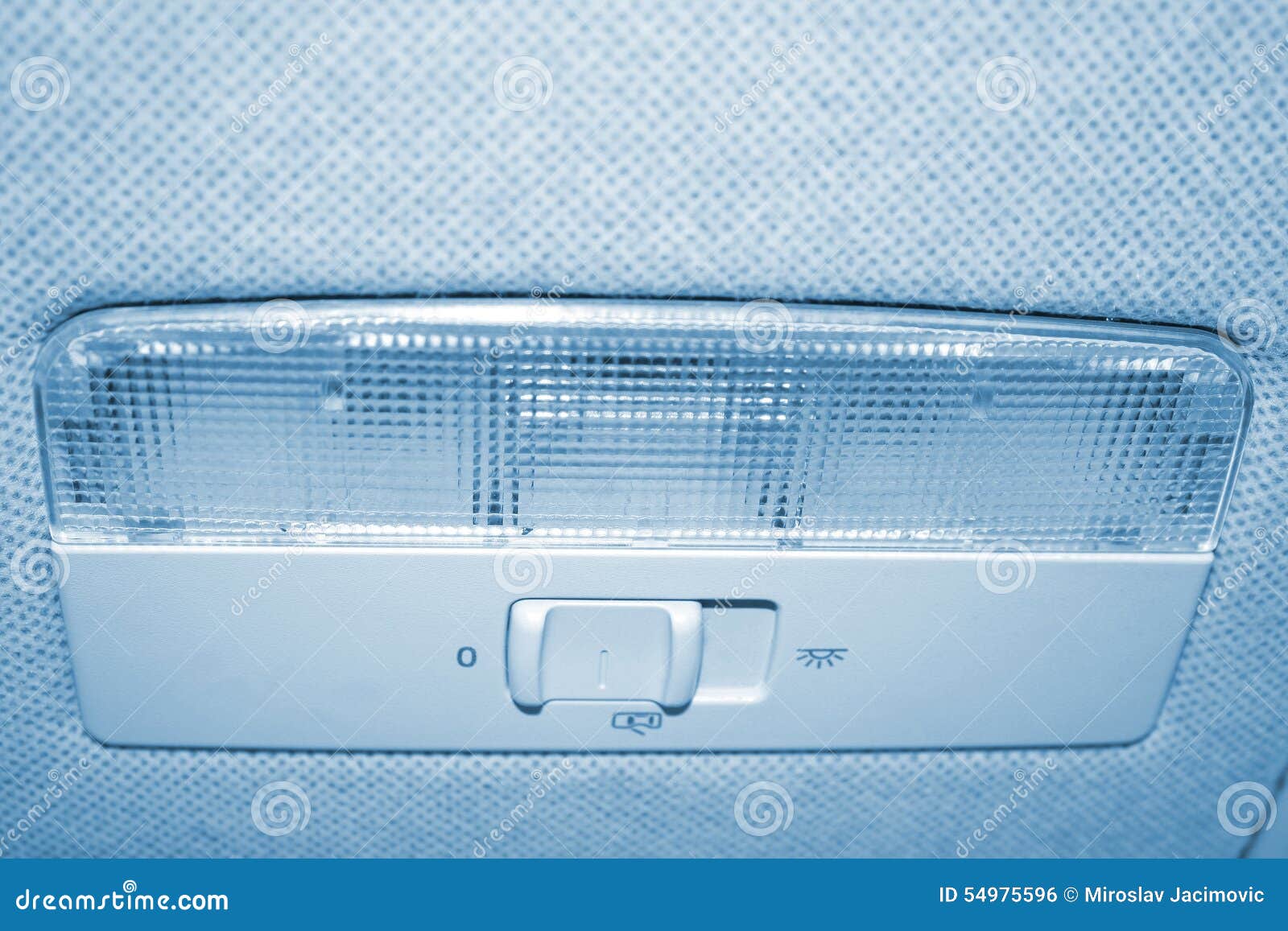 Cabin Light Inside of the Vehicle Stock Photo Image of seats