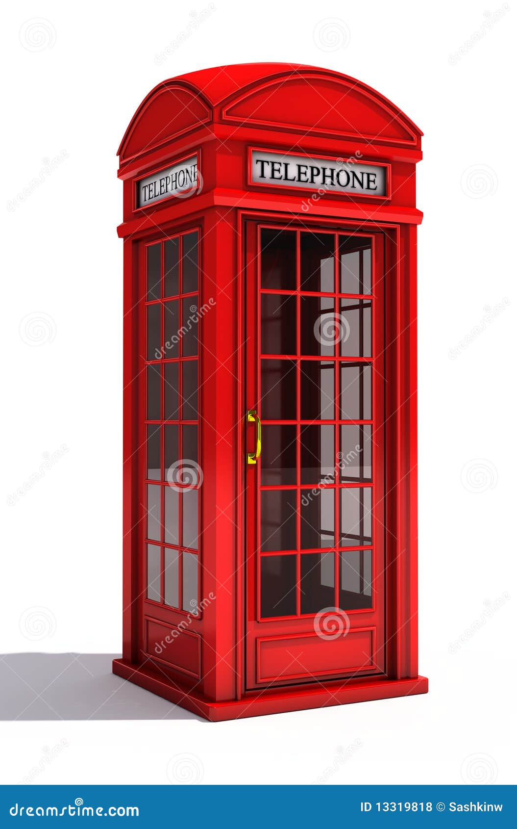 Cabine Téléphonique Anglaise Illustration Stock - Illustration du