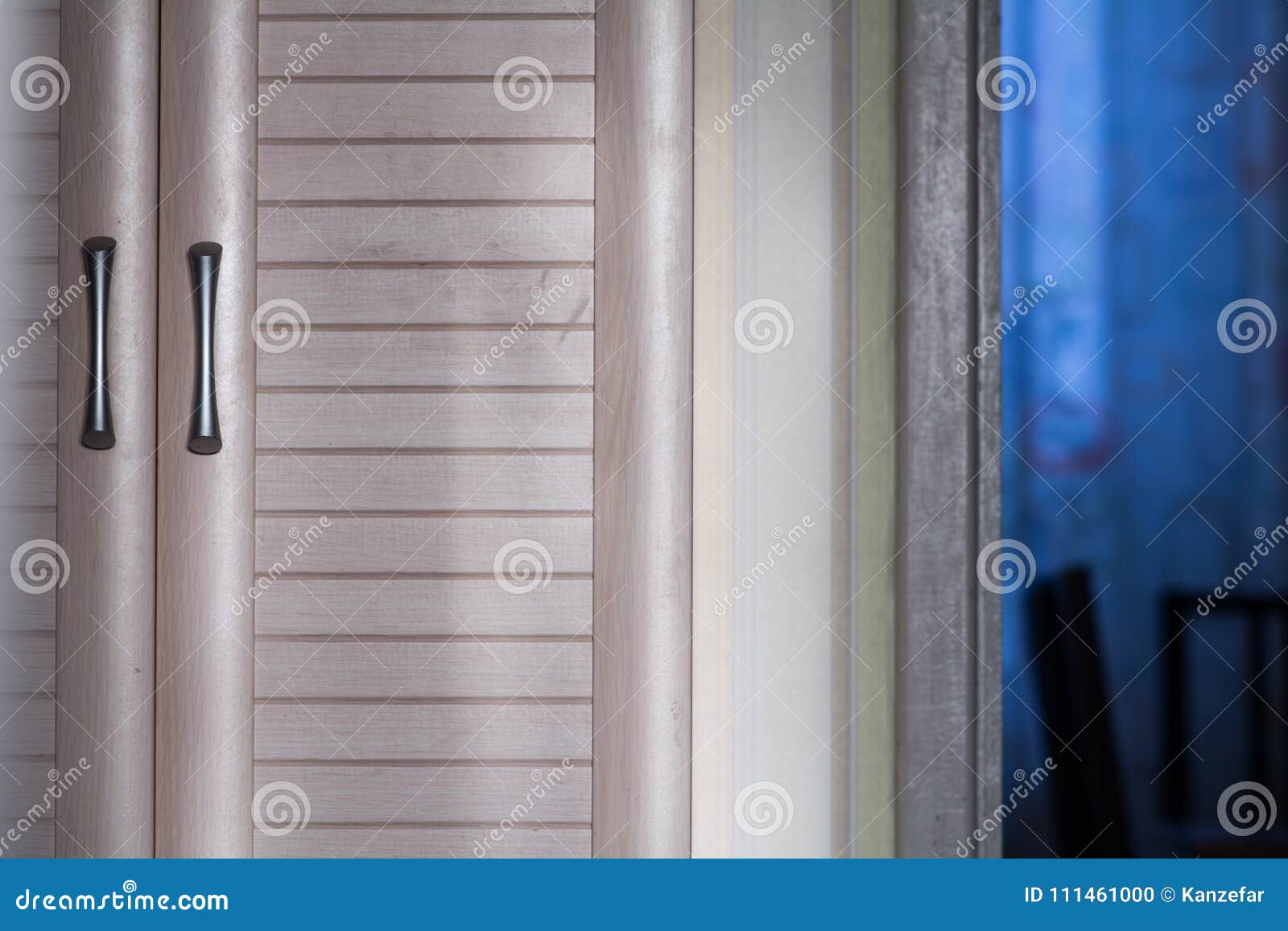 Cabinet Door With Handles Stock Photo Image Of Doorlock 111461000