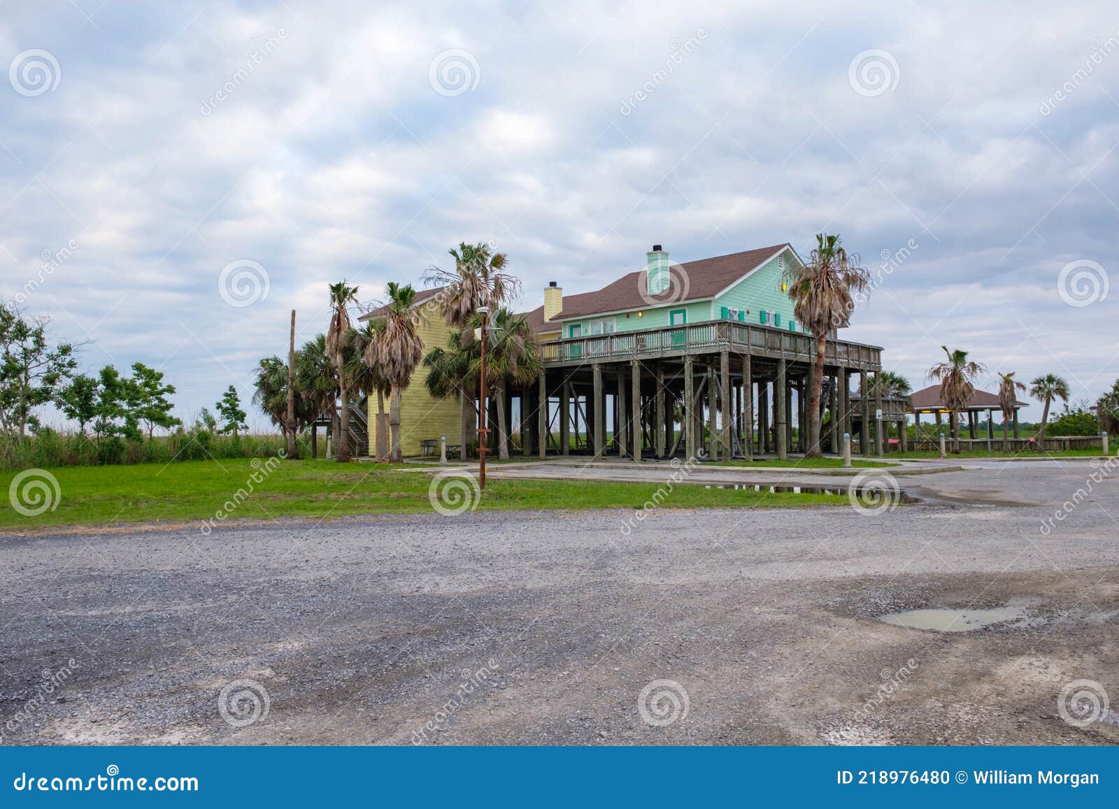 Cabins at Cypremort Point State Park Editorial Image Image of park
