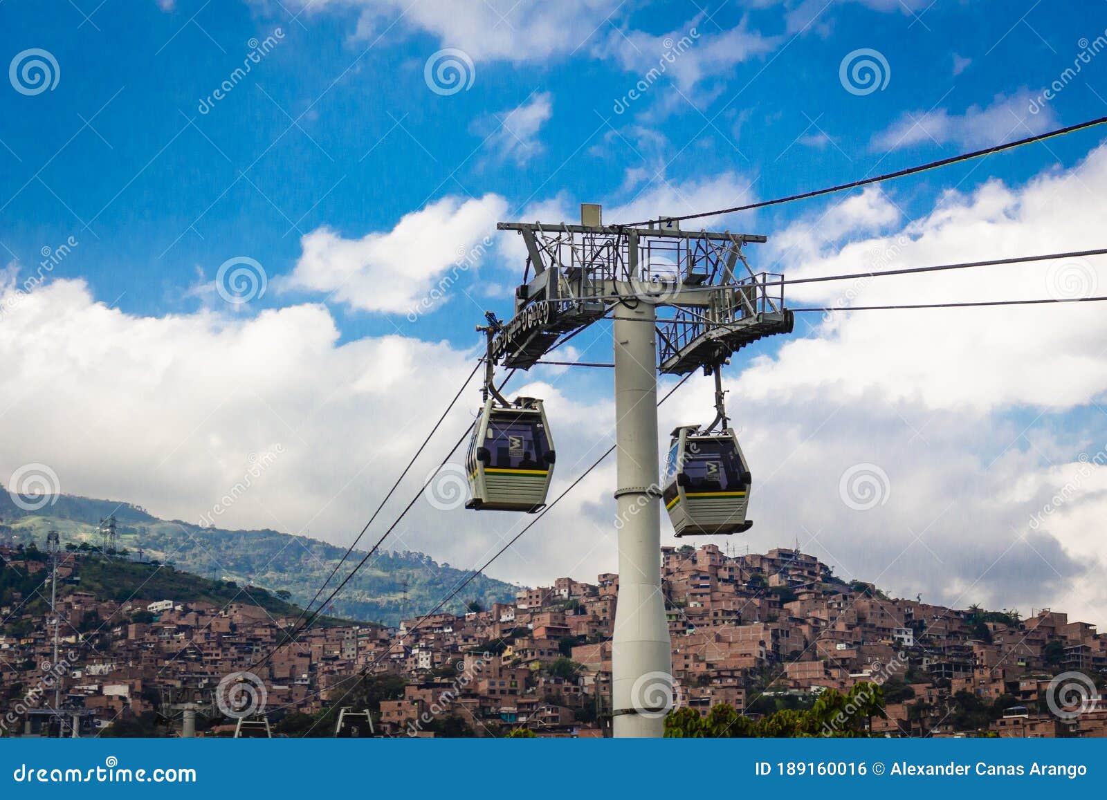 metrocable line j of the medellin metro or metrocable nuevo occidente, is a cable car line used as a medium-capacity mass transpor