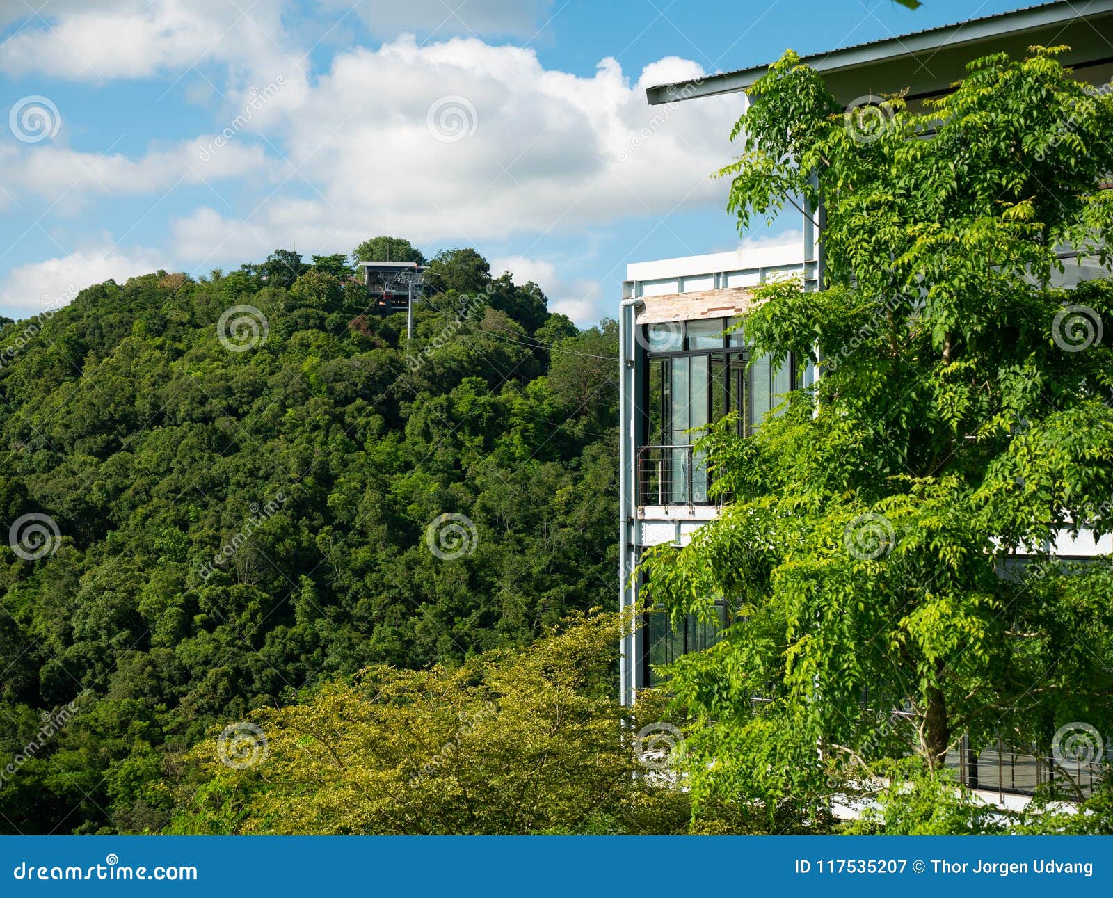 cable car stations in hat yai, thailand