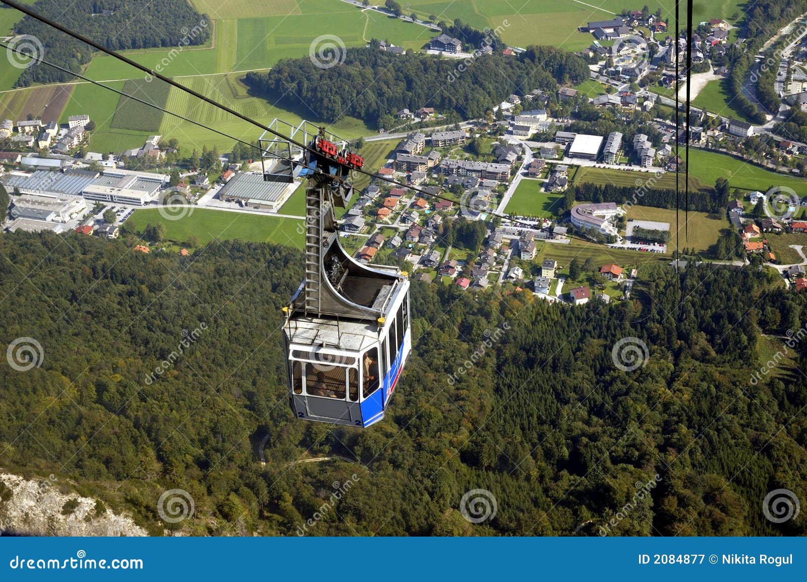 Cable Car To Untersberg Mount Stock Image Image of tourism, slope