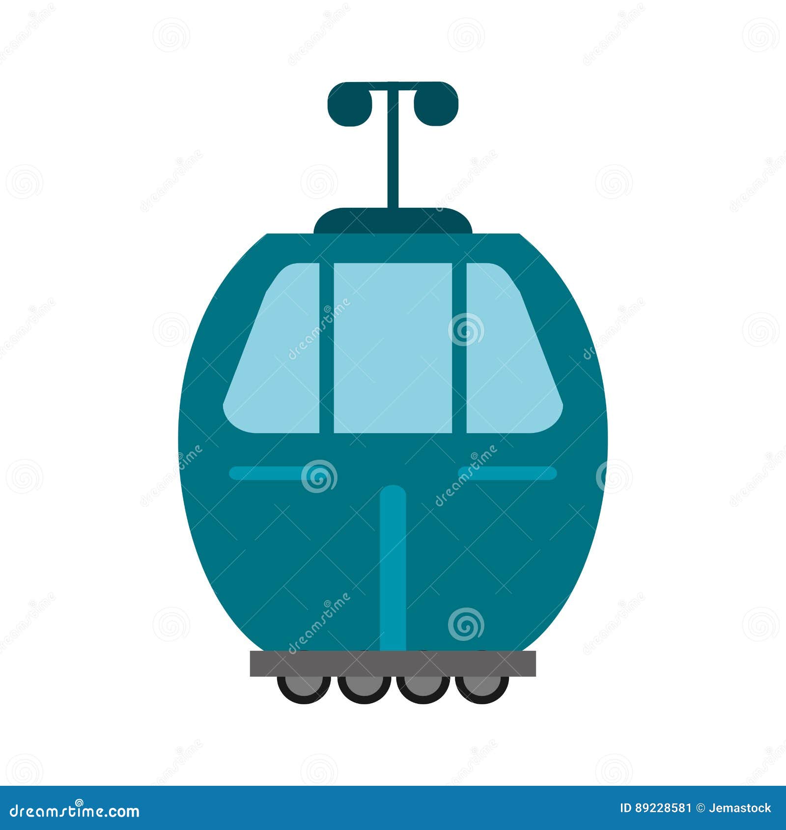 Cable car transport wheels stock illustration. Illustration of machine