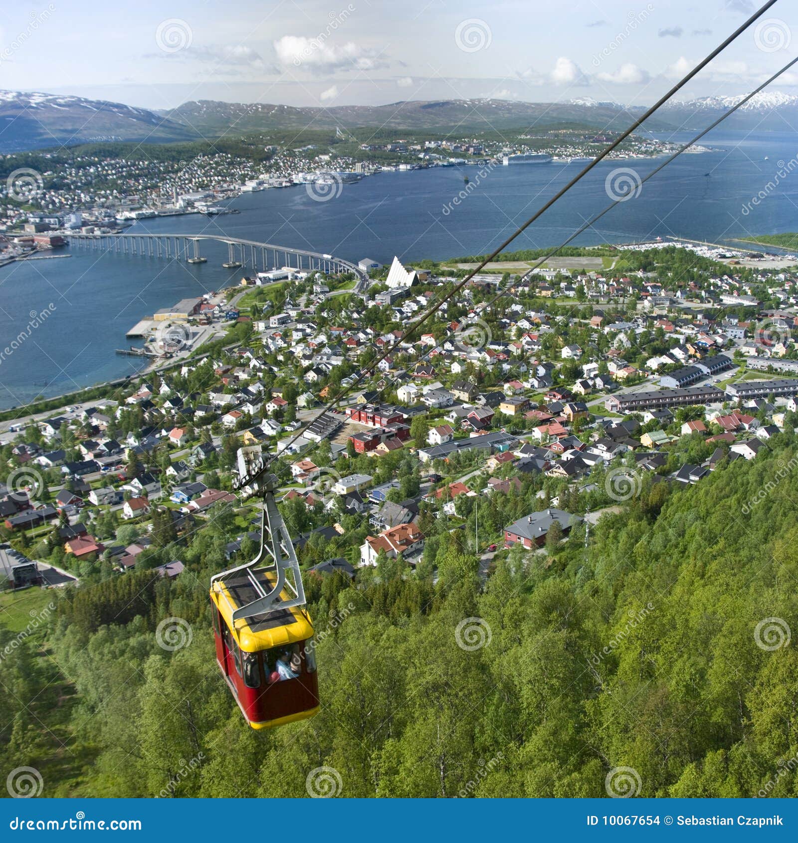 Cable Car at Tromso, Norway Stock Photo Image of travel, traveling