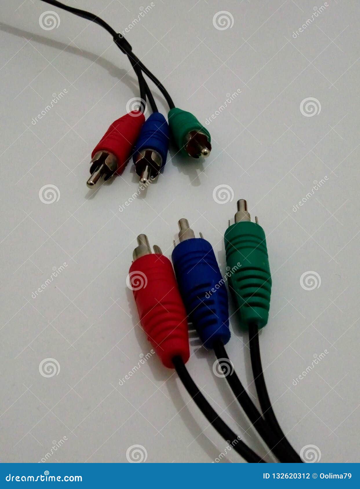 Cable component stock photo. Image of green, cable, blue 132620312