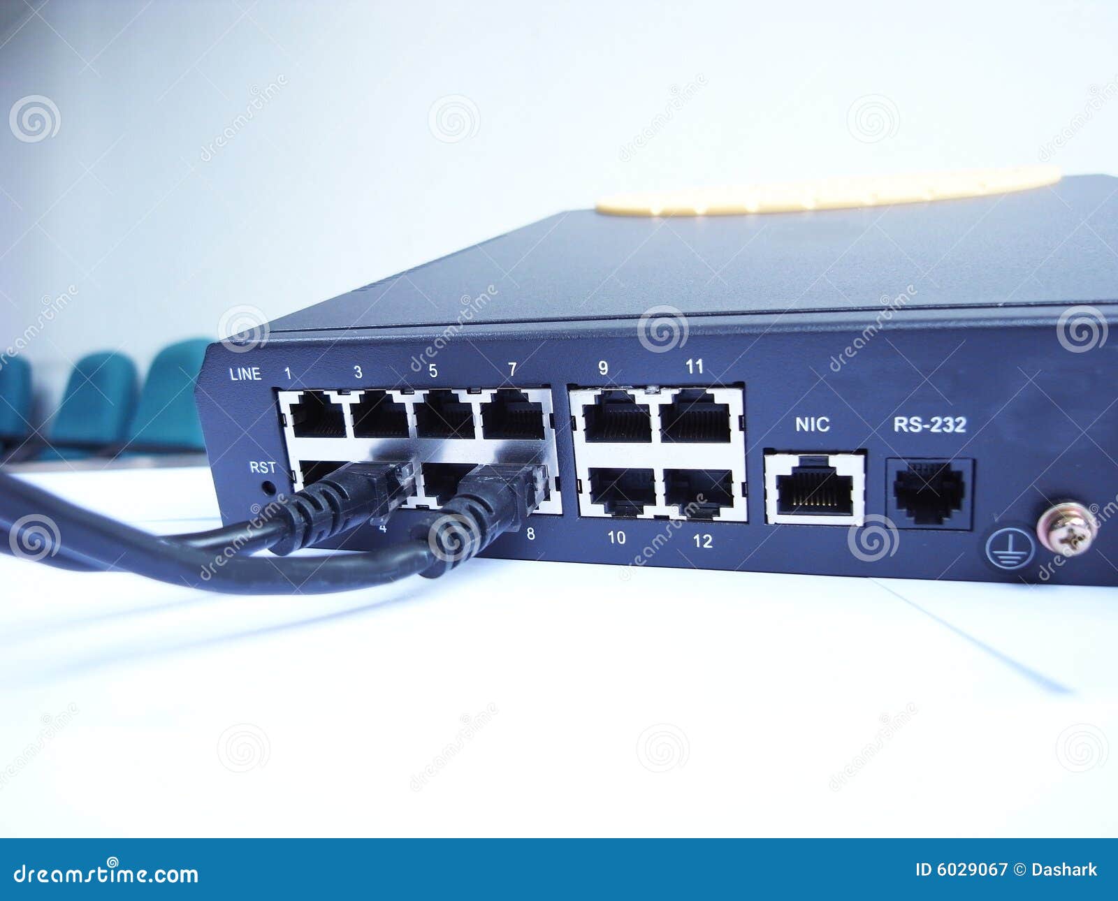 Cable & hub stock image. Image of cable, clean, broadband 6029067