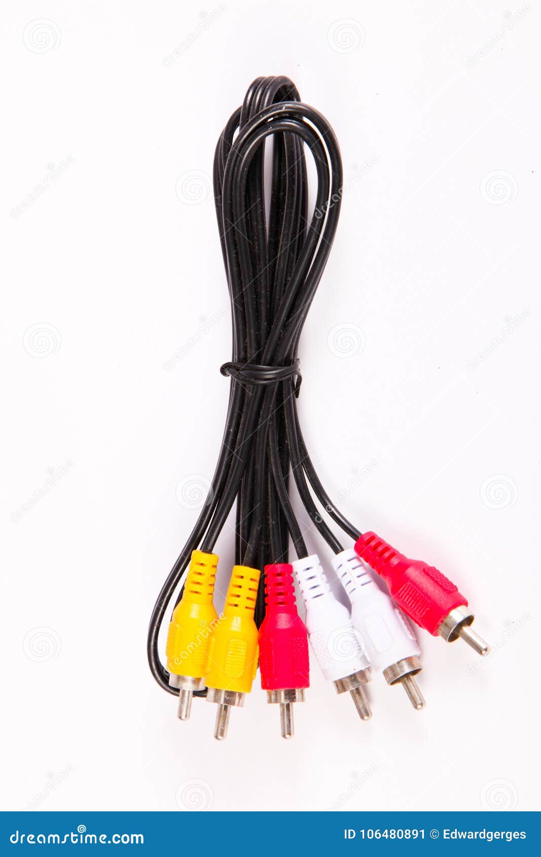 Cable receiver stock image. Image of cord, color, isolated 106480891