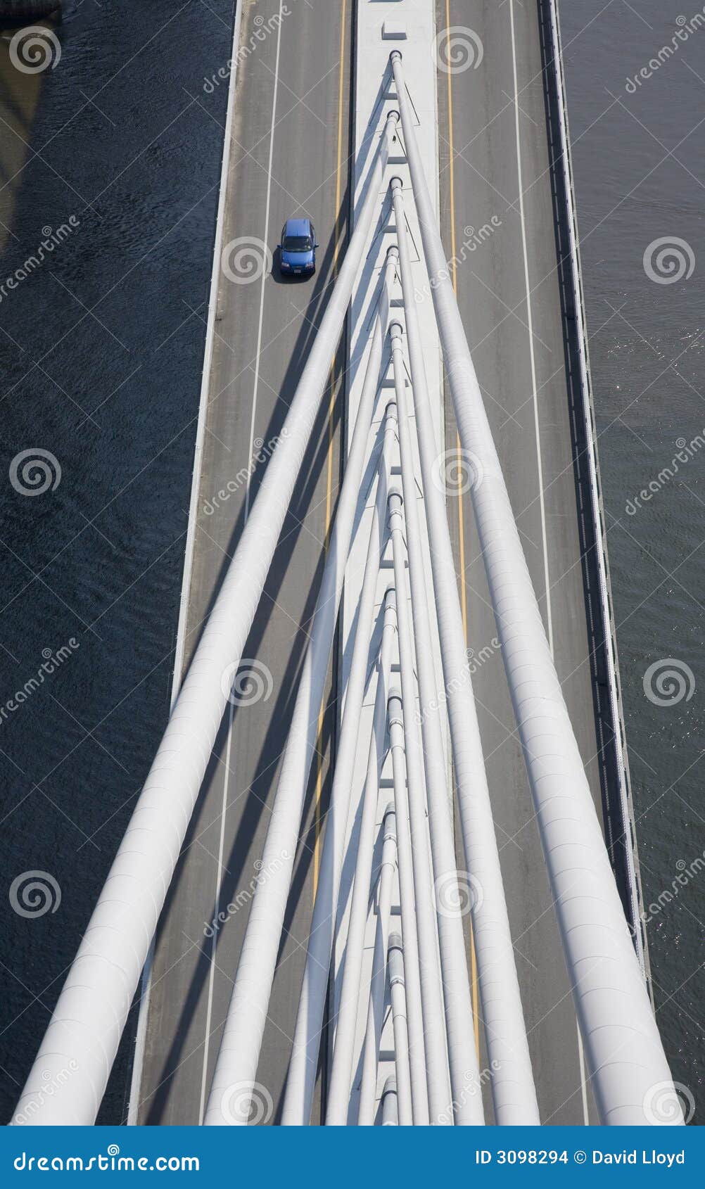 Cable stayed bridge stock photo. Image of height, vertigo 3098294