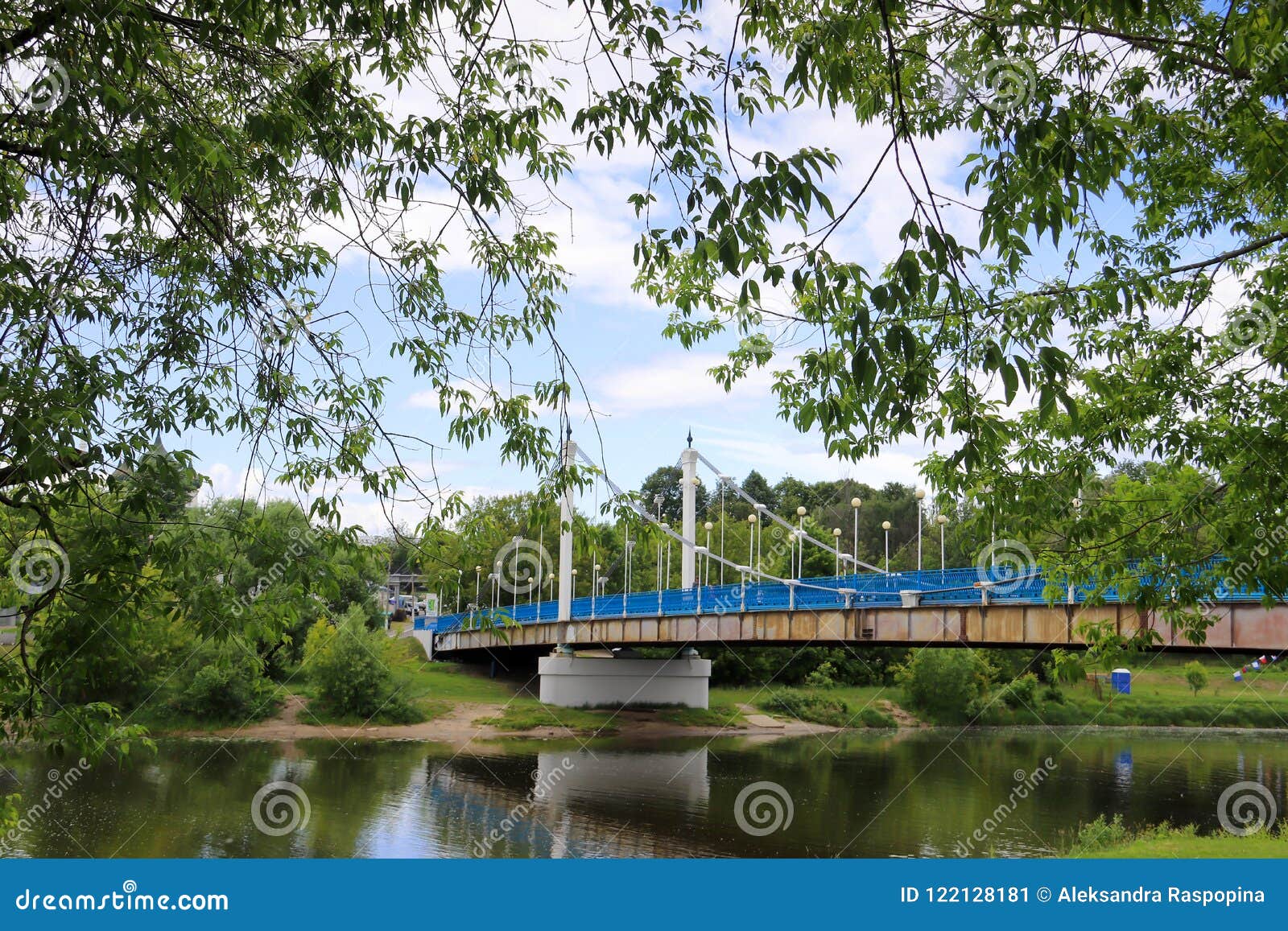 cable-stayed bridge over the kotorosl river in yaroslavl. view f