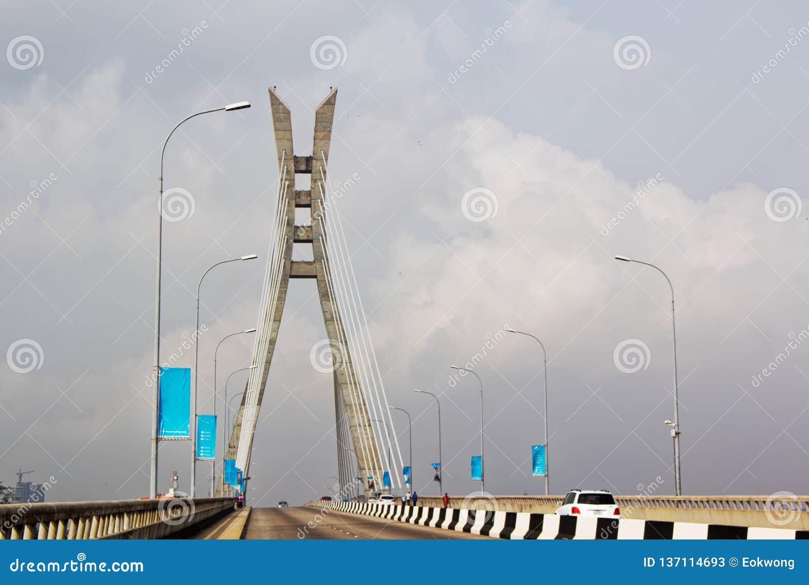 cable-stayed bridge, suspension bridge - lekki, lagos, nigeria