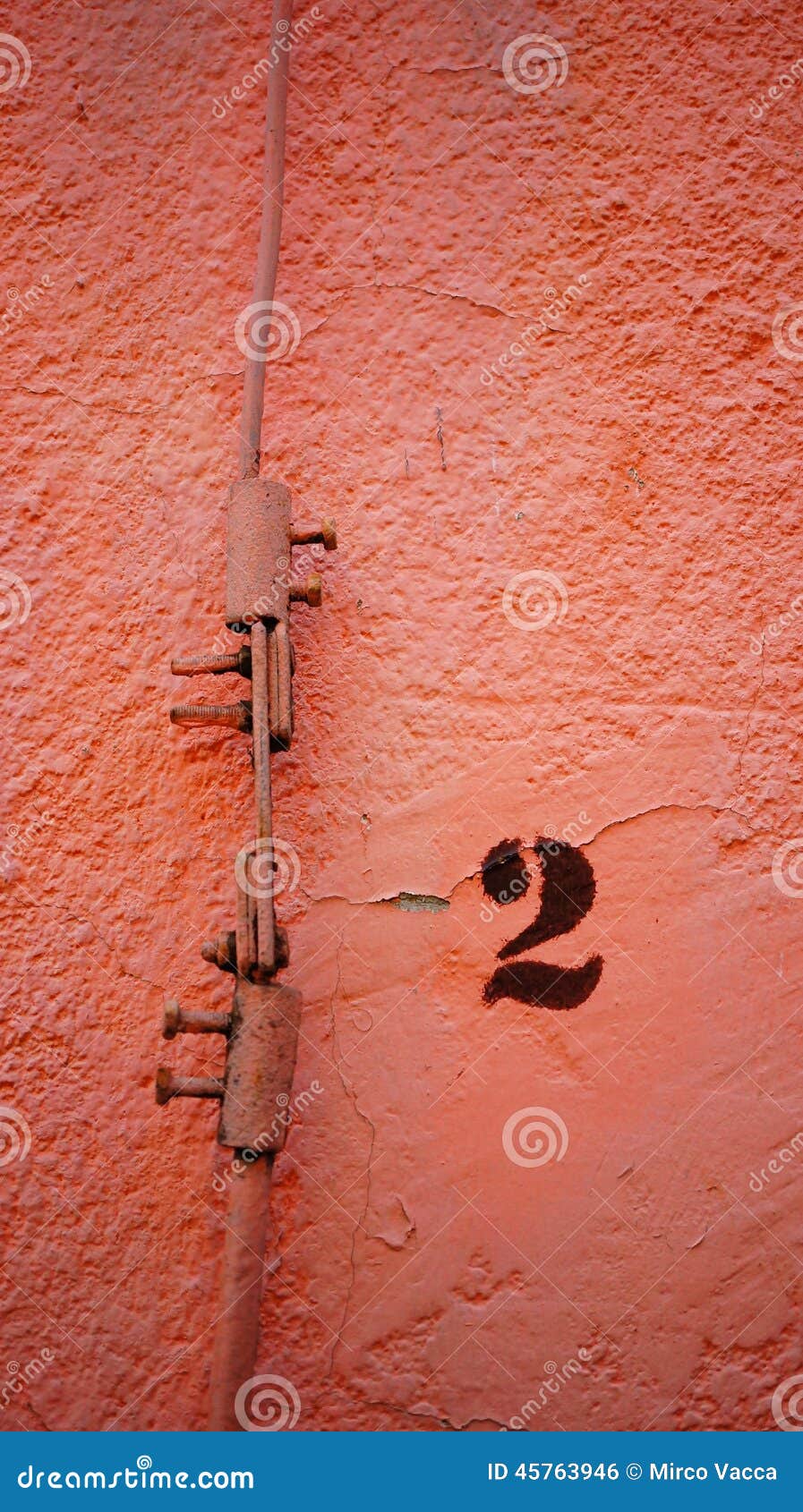 Cable stock photo. Image of wall, stone, cable, painted - 45763946