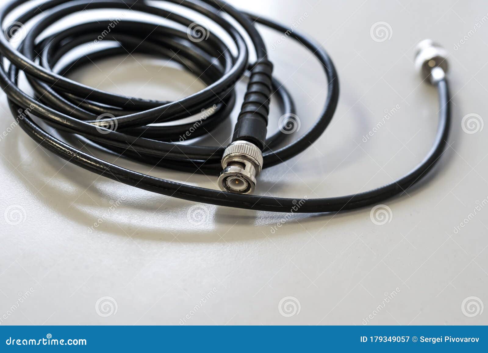cable for the transmission of television signal, coaxial cable television