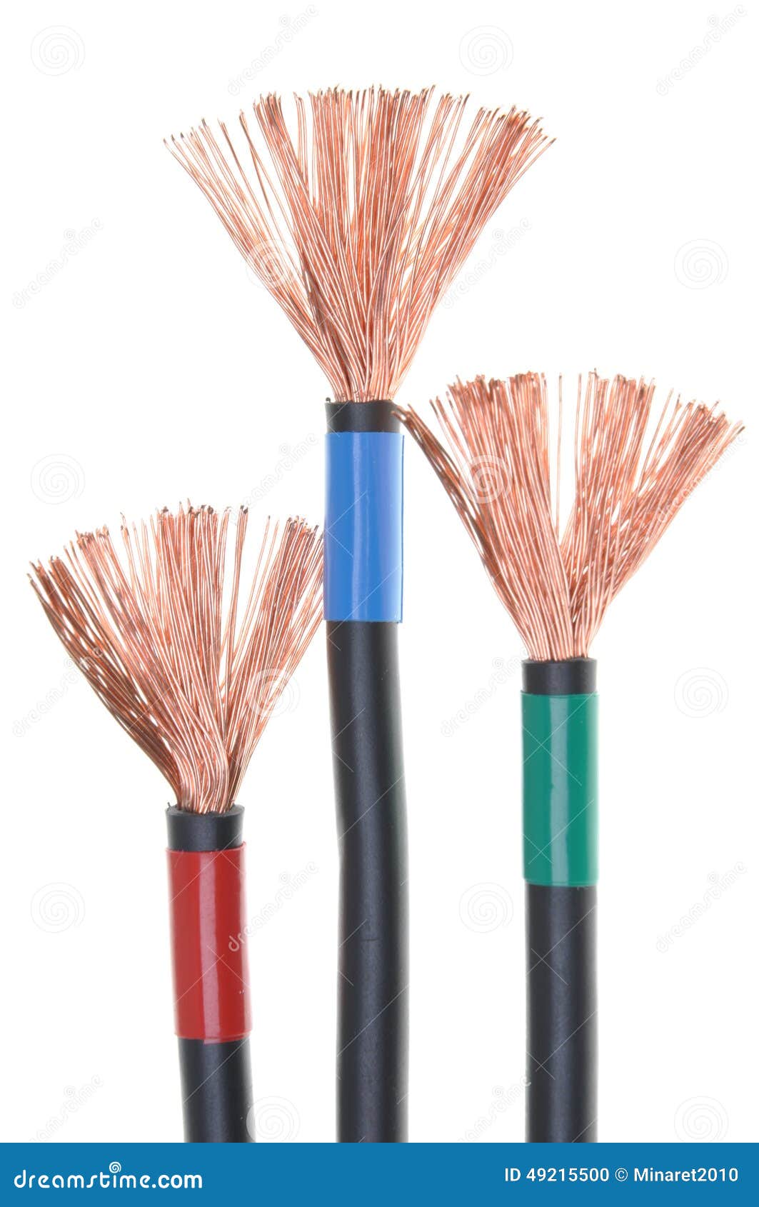 Cables Used in Electrical Installation Stock Photo Image of market