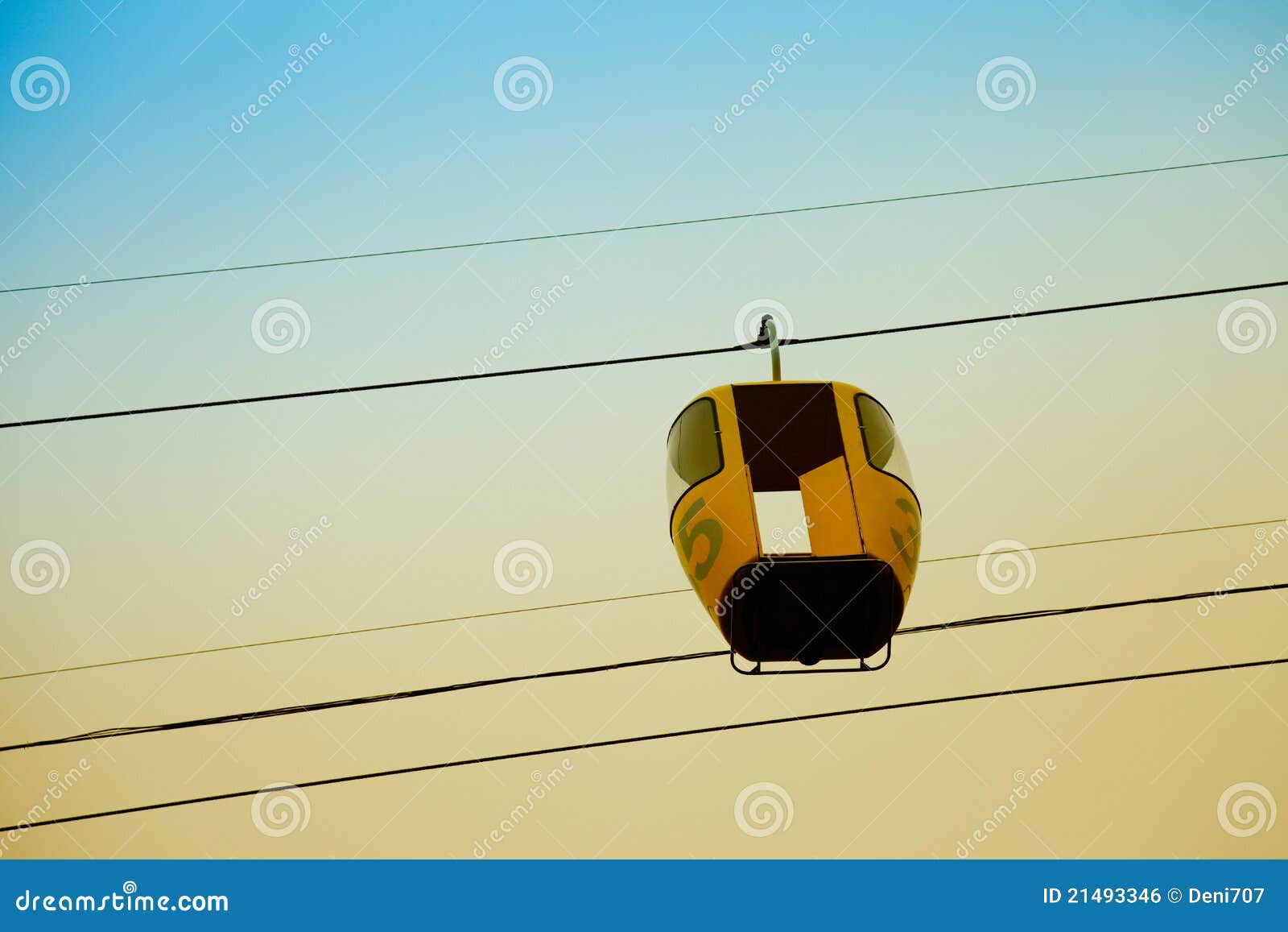 Cableway stock photo. Image of lead, slope, cubicle, conductor 21493346