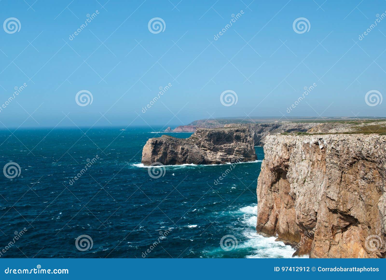 cabo de sao vicente in portugal with a rock that looks just like one to a shoe