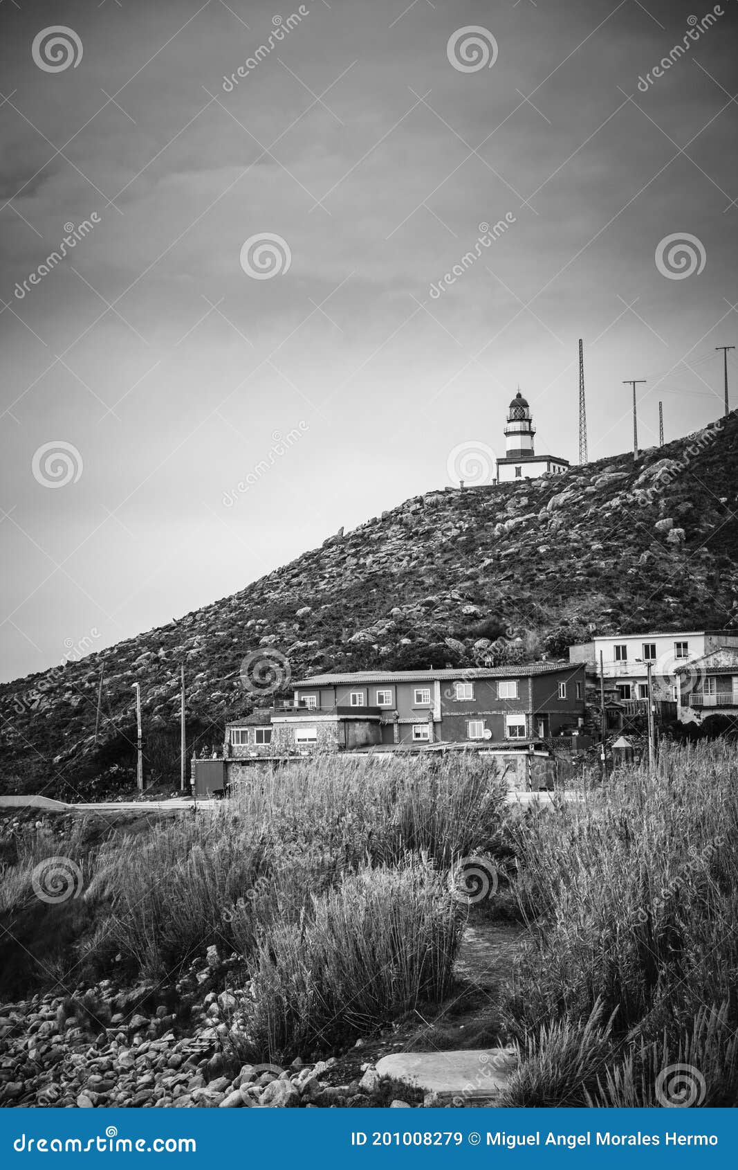 cabo silleiro lighthouse , galicia, spain