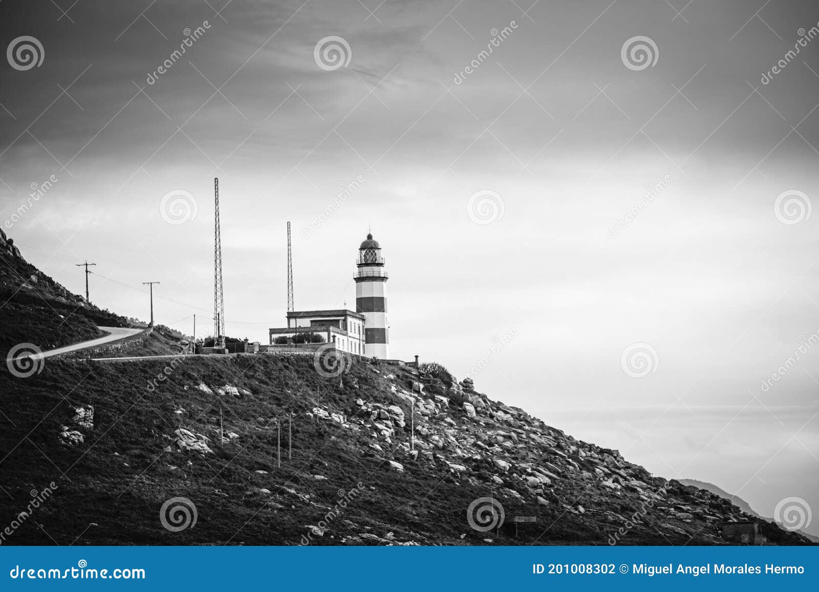 cabo silleiro lighthouse , galicia, spain