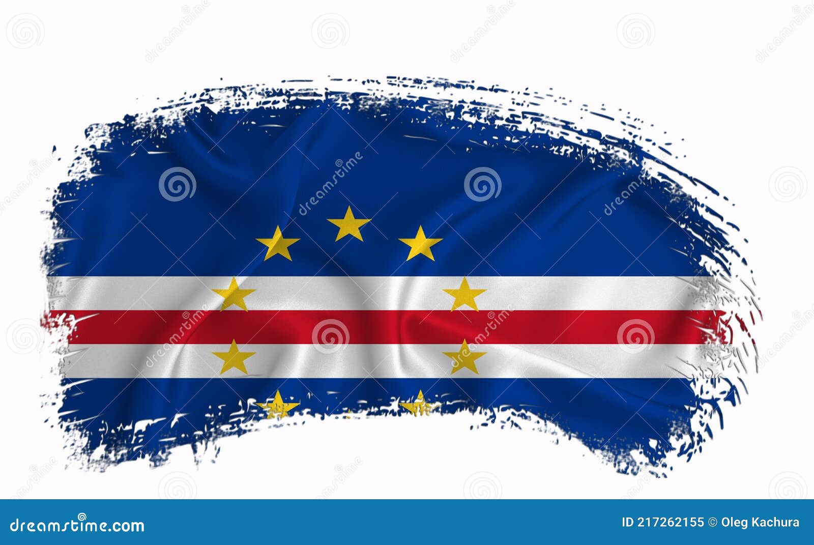 Cabo Verde Flag, Brush Stroke, Typography, Lettering, Logo, Label, Banner  on a White Background Stock Image - Image of print, national: 217262155