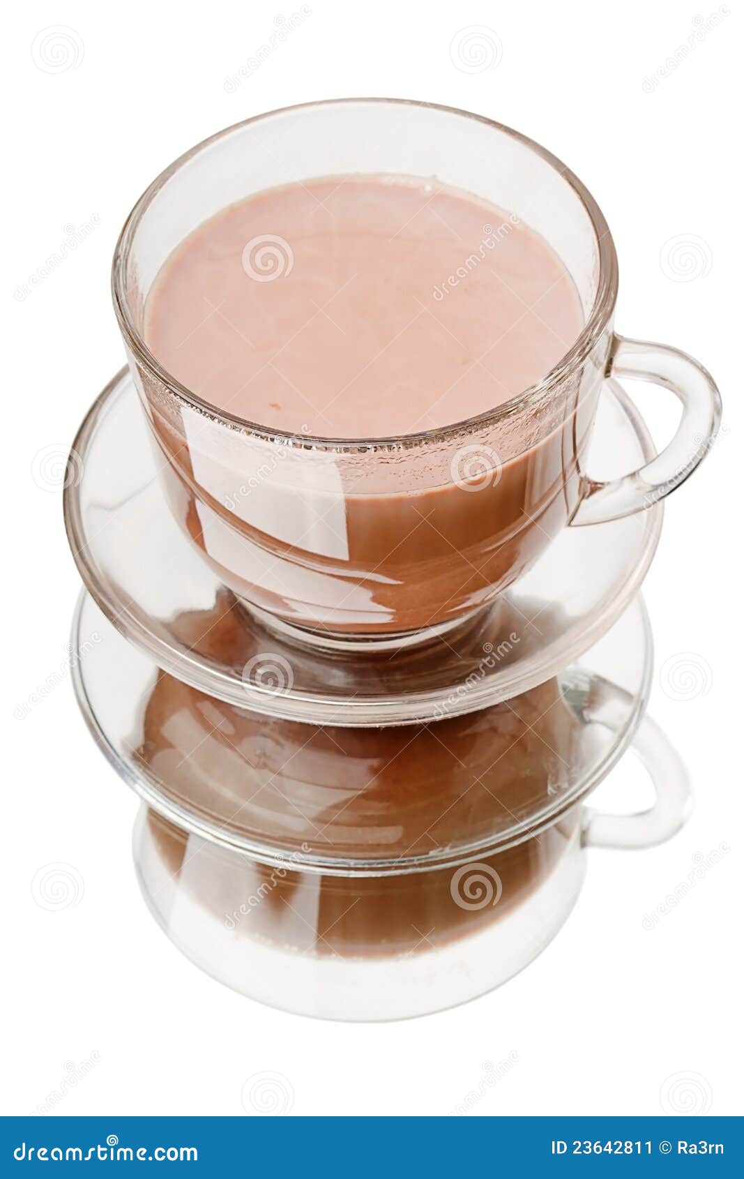 Cacao chaud image stock. Image du dishware, vertical - 23642811