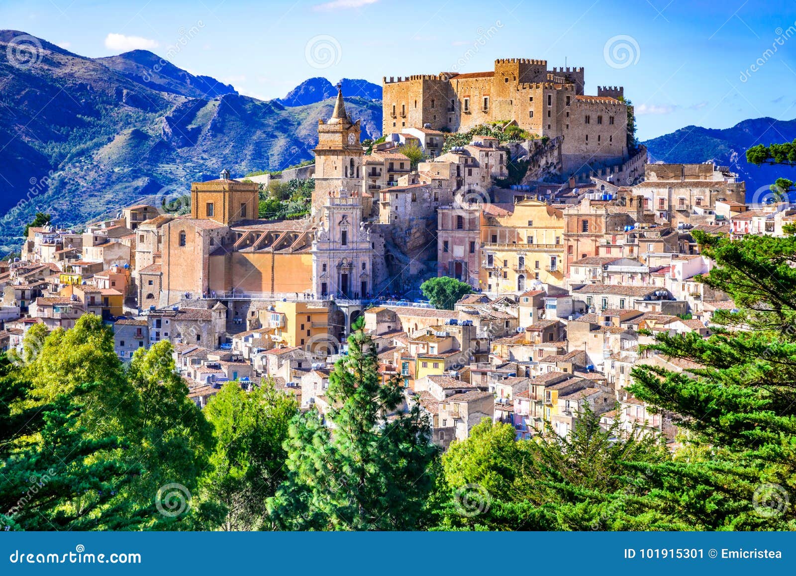 caccamo, sicily, italy