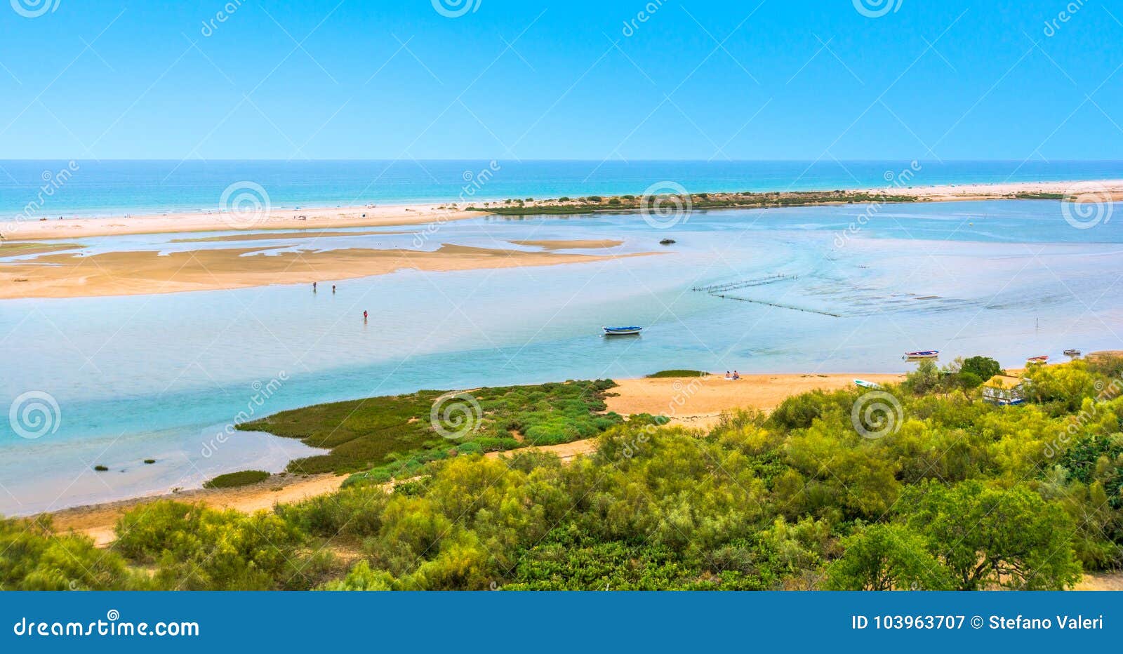 Cacela Velha Oud Vissersdorp Dichtbij Vila Real De Santo Antonio Algarve Portugal Stock Afbeelding Afbeelding Bestaande Uit Ntatiepunt Formosa