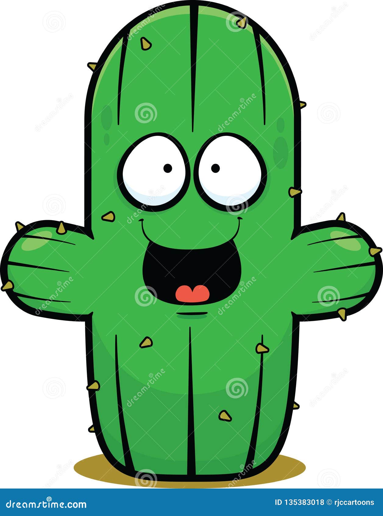 Desenho Animado Do Cacto Mexicano Feliz Isolado Ilustração do Vetor - Ilustração de cacto, nave: 219318755