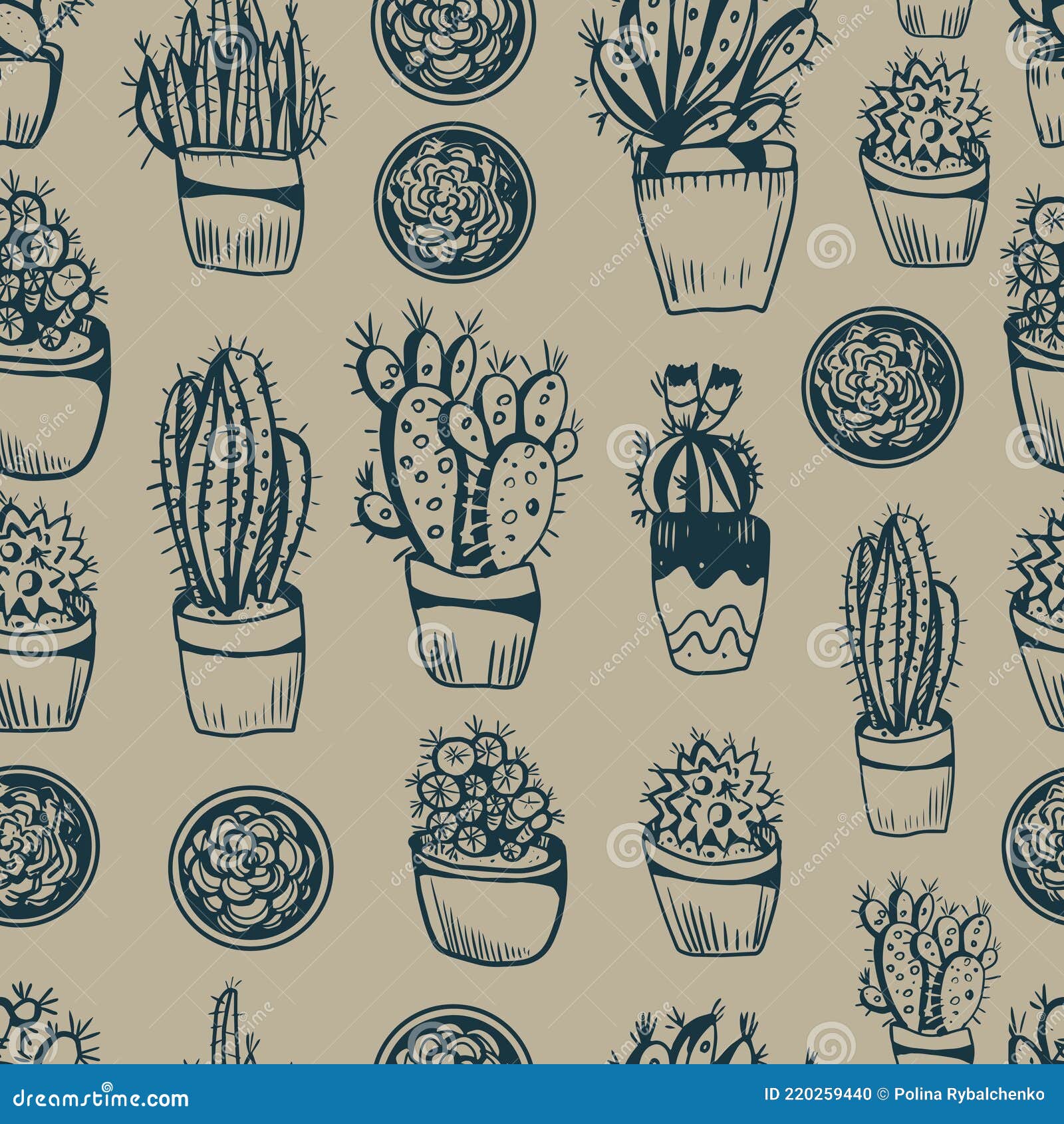 Dessin Scandinave à Imprimer Gratuitement Cactus Style Scandinave Graphique Vectoriel Illustration Dessin à La Main Doodle Croquis Modèle Sans Couture. Papier Textile Illustration de Vecteur - Illustration du noir, vert: 220259440