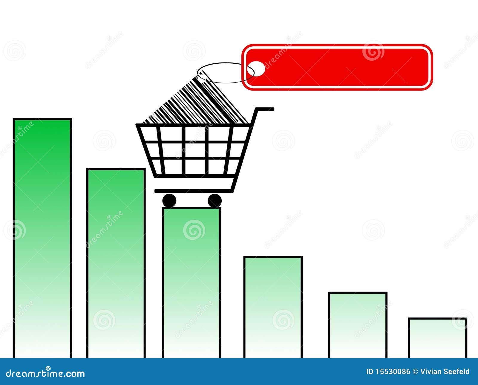 Caddie illustration stock. Illustration du étiquette 15530086