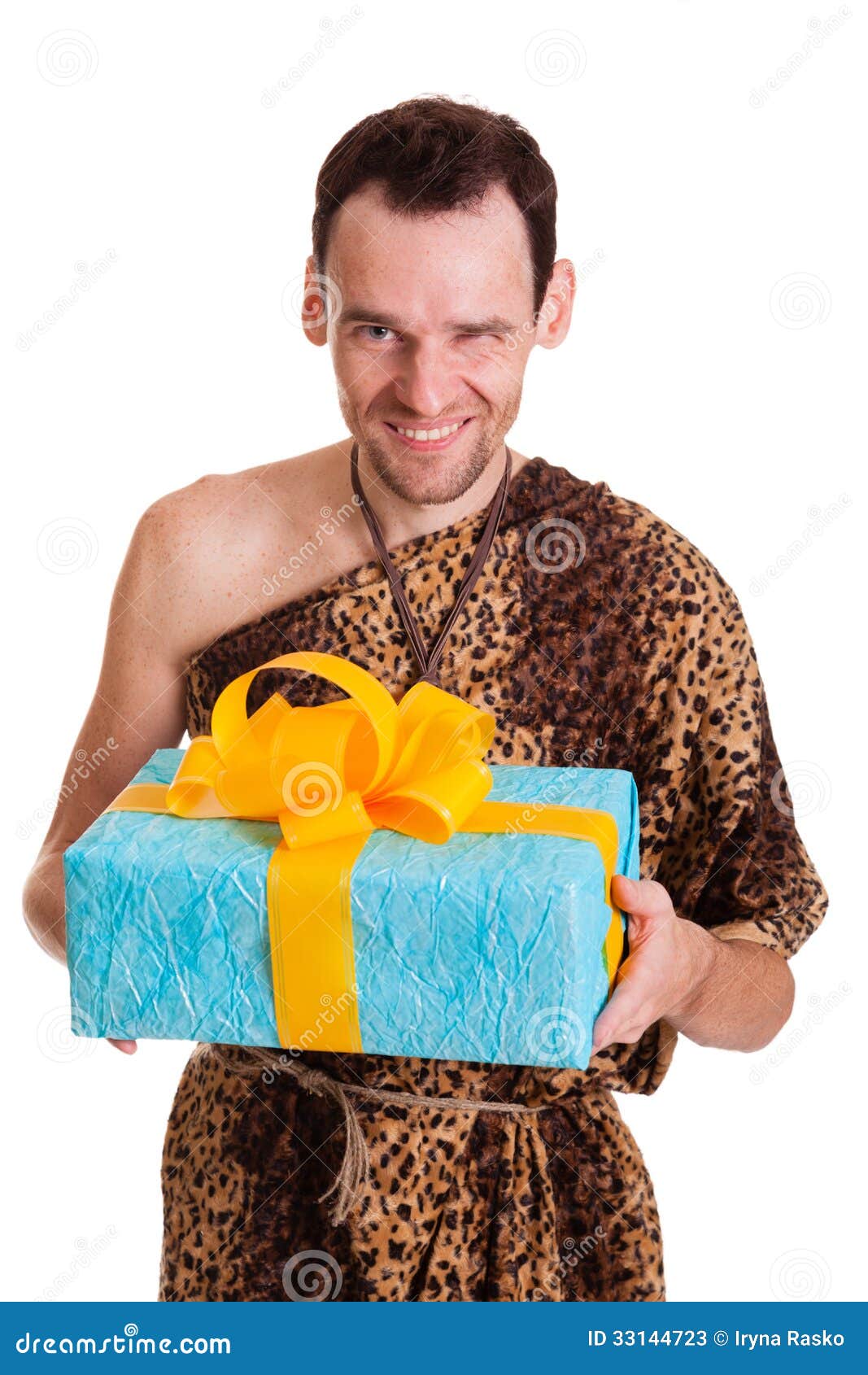 Cadeau Sincère D'homme Drôle Sauvage Image stock - Image du idée,  élémentaire: 33144723