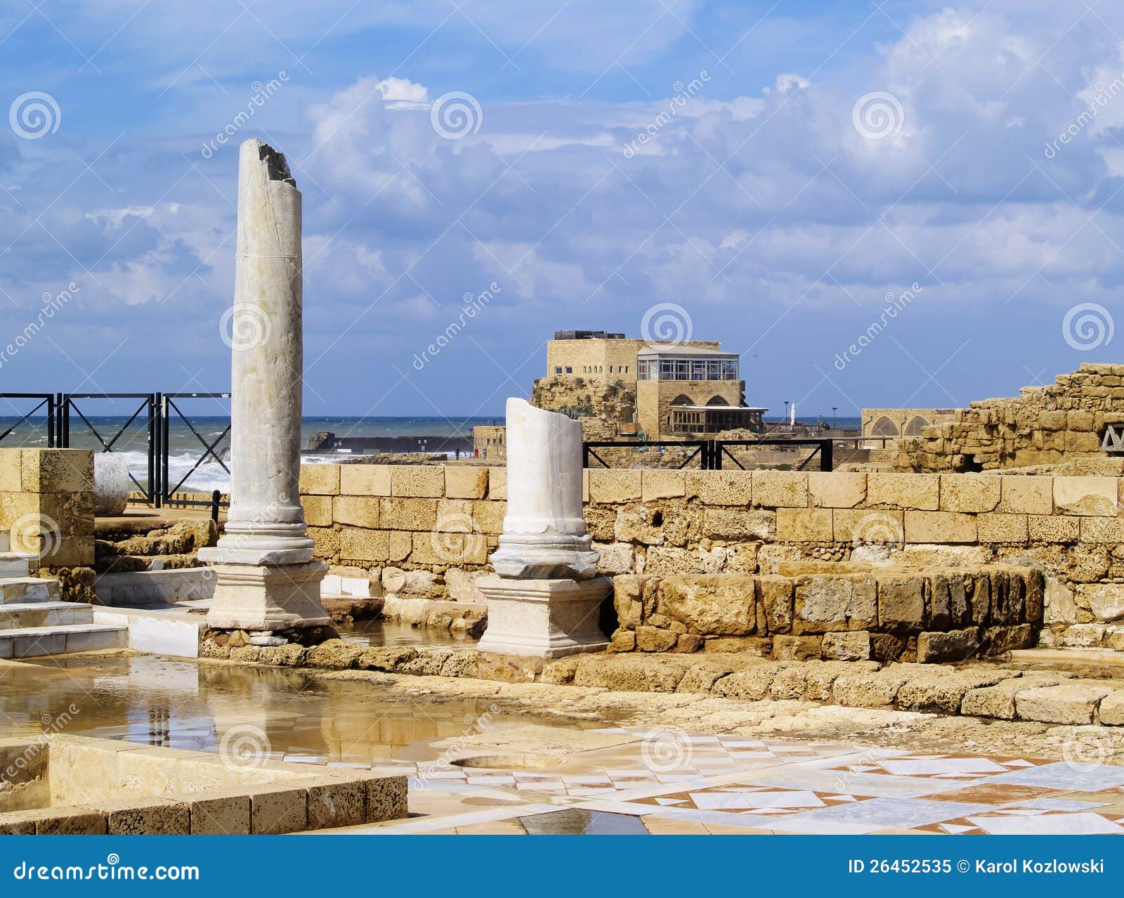 Caesarea Maritima stock image. Image of archeology, famous 26452535