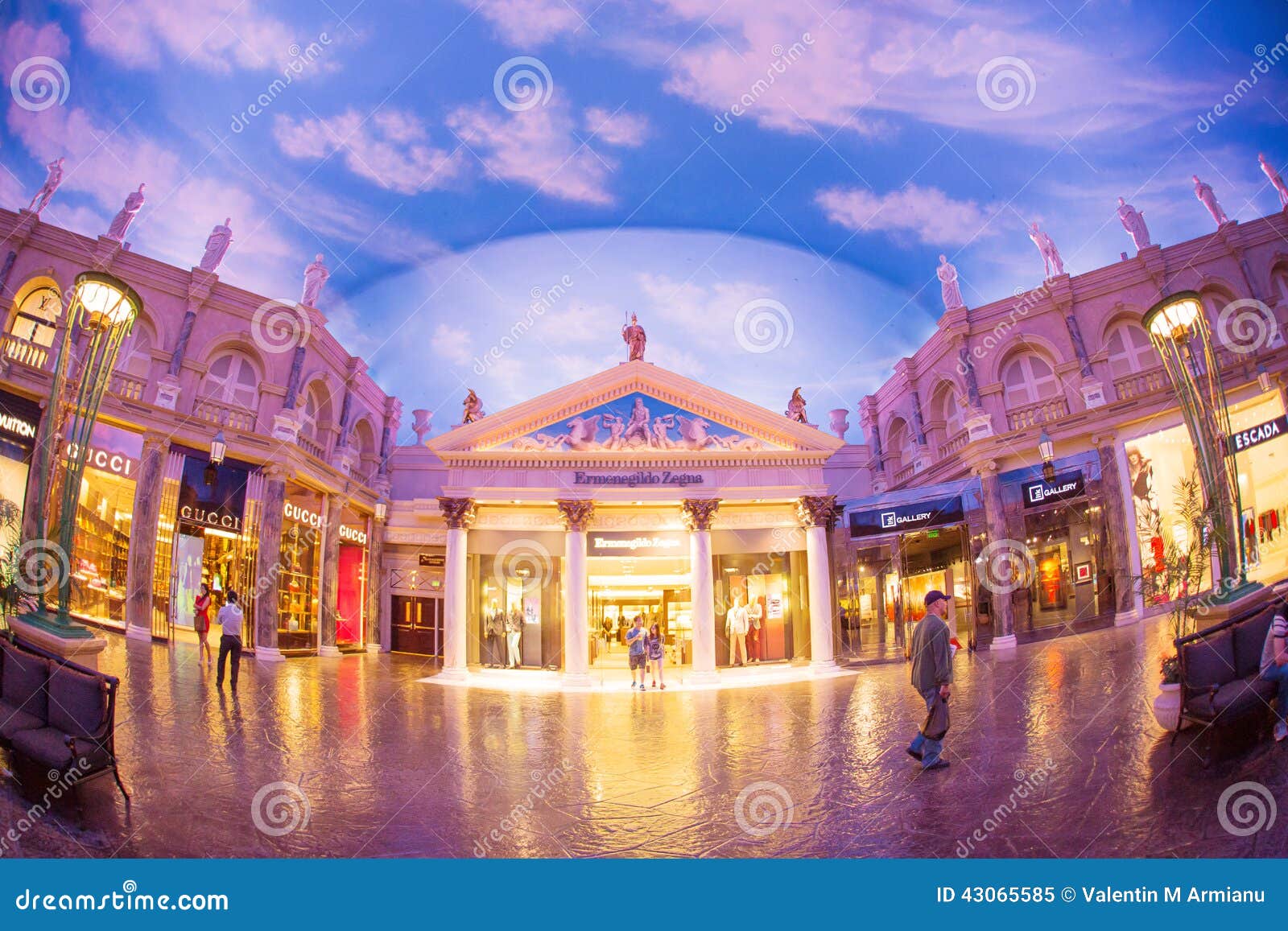 Caesars Palace mall editorial image. Image of forum, gambling