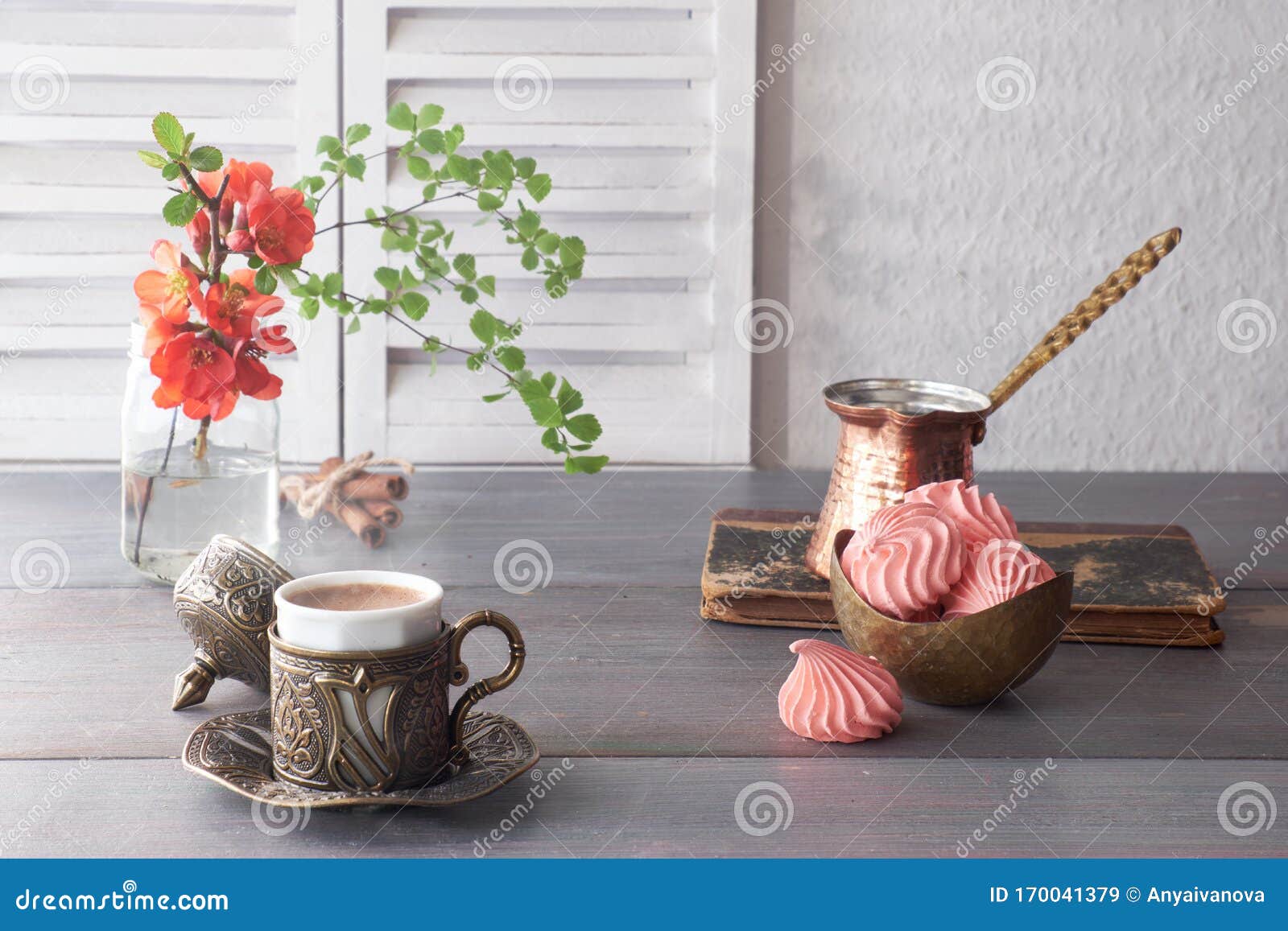 Cafetera de cobre, cafetera turca, juego de cafetera de cobre